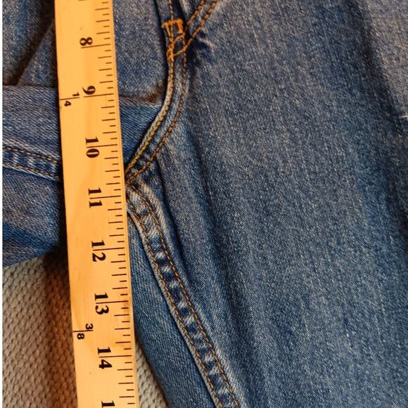 Levis 550 Y2K Jeans Womens 12L 31X33 Blue Fade Relaxed Taper Street Casual Tall - Picture 14 of 16